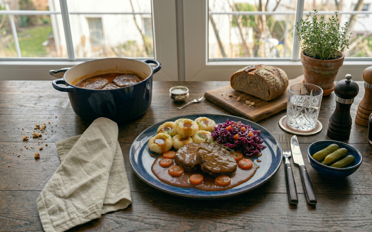 Bitki Wołowe w Sosie Pomidorowo-Koperkowym (Braised Beef Steaks in Tomato & Dill Gravy) - Cook & Keeper