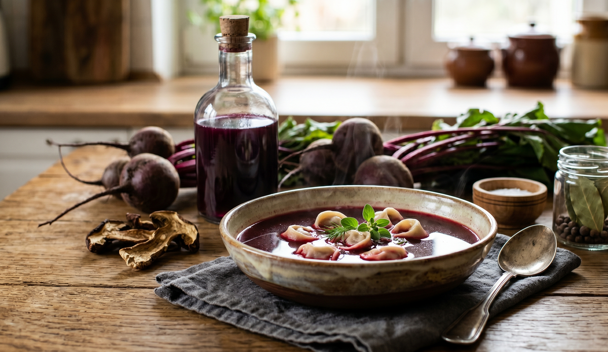 Barszcz Czerwony (Traditional Polish Red Borscht) - Cook & Keeper