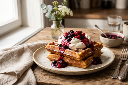 Gofry (Crispy Polish Seaside Waffles)