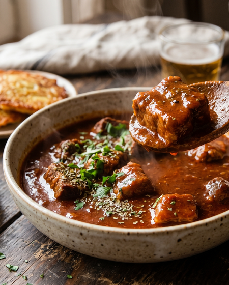 Gulasz Wieprzowy (Traditional Polish Pork Stew)