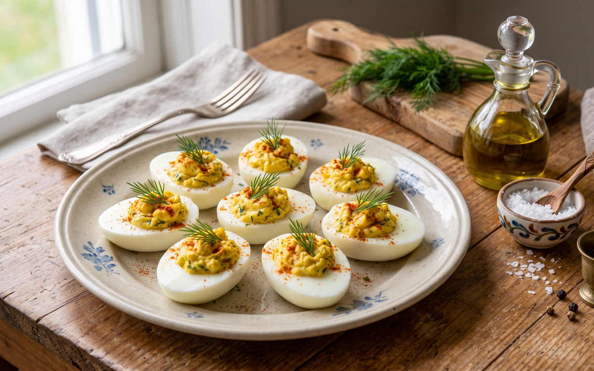 Jajka Faszerowane (Traditional Polish Stuffed Eggs)