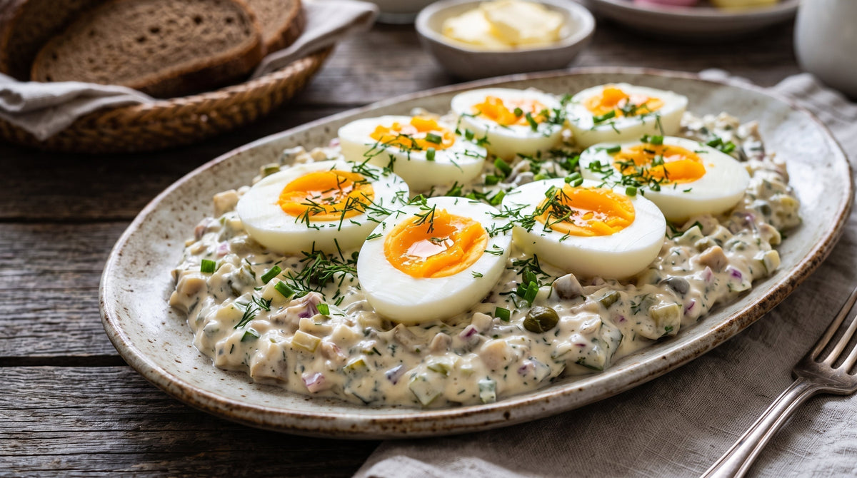 Jajka w Sosie Tatarskim (Eggs in Polish Tartar Sauce)