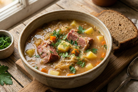 Kapuśniak (Sauerkraut Soup)