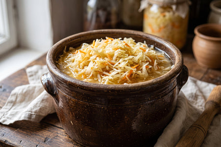 Kapusta Kiszona (Traditional Polish Sauerkraut)