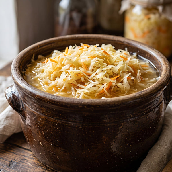Kapusta Kiszona (Traditional Polish Sauerkraut)