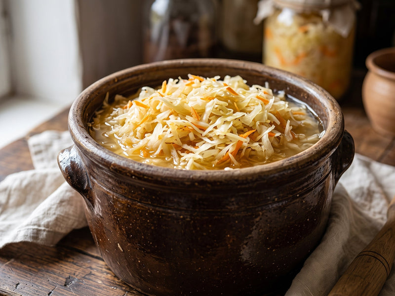 Kapusta Kiszona (Traditional Polish Sauerkraut)