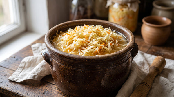 Kapusta Kiszona (Traditional Polish Sauerkraut)