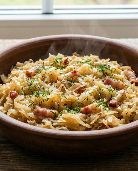 Kapusta Zasmażana (Polish Fried Sauerkraut)