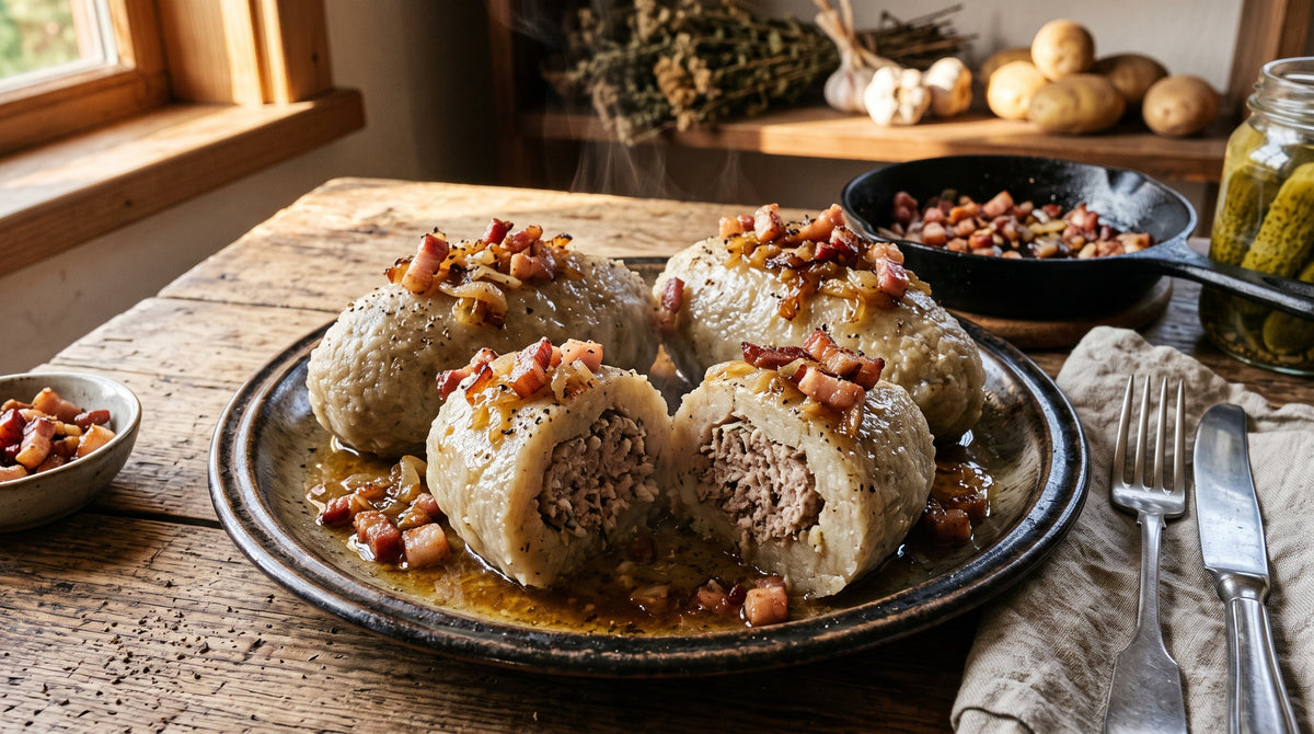 Kartacze (Giant Polish Potato & Meat Dumplings)