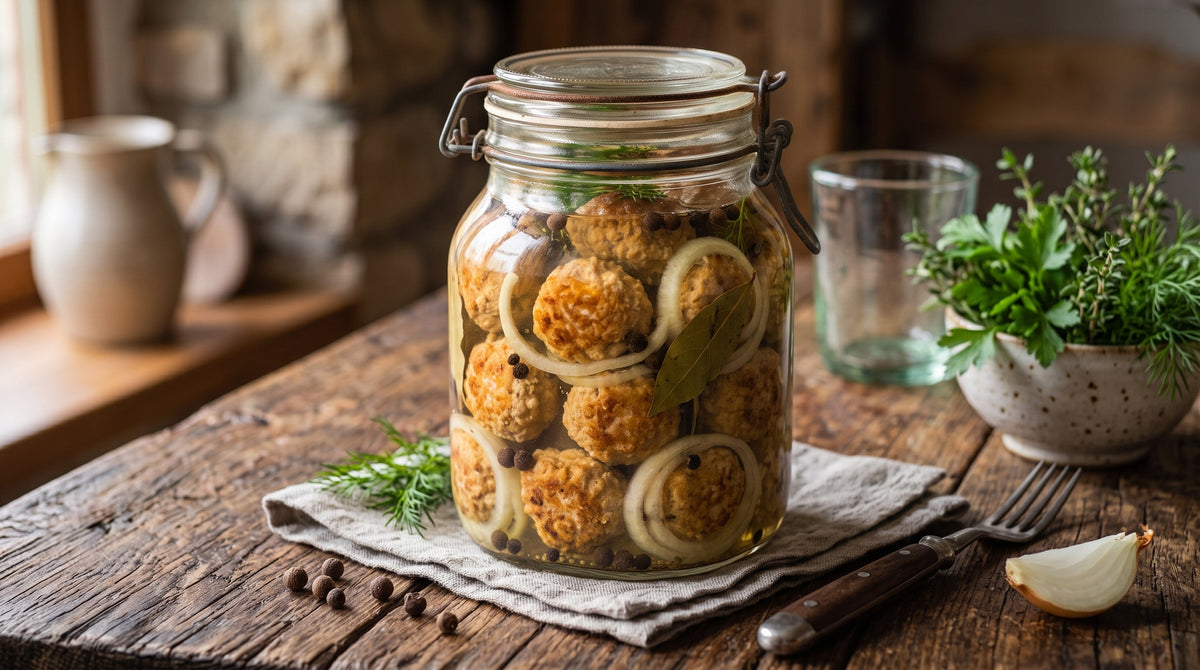 Klopsiki Marynowane (Pickled Pork Meatballs)