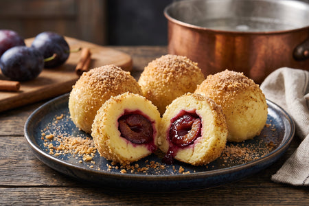 Knedle ze Śliwkami (Traditional Polish Plum Dumplings)
