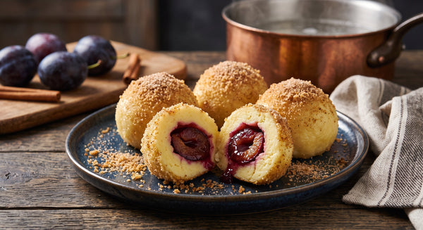 Knedle ze Śliwkami (Traditional Polish Plum Dumplings)