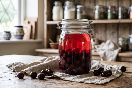 Kompot Wiśniowy (Traditional Polish Sour Cherry Compote)