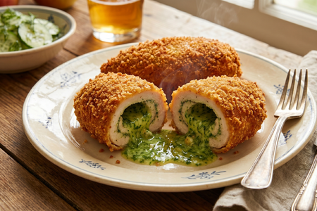 Kotlet De Volaille (Polish Stuffed Chicken Breast)