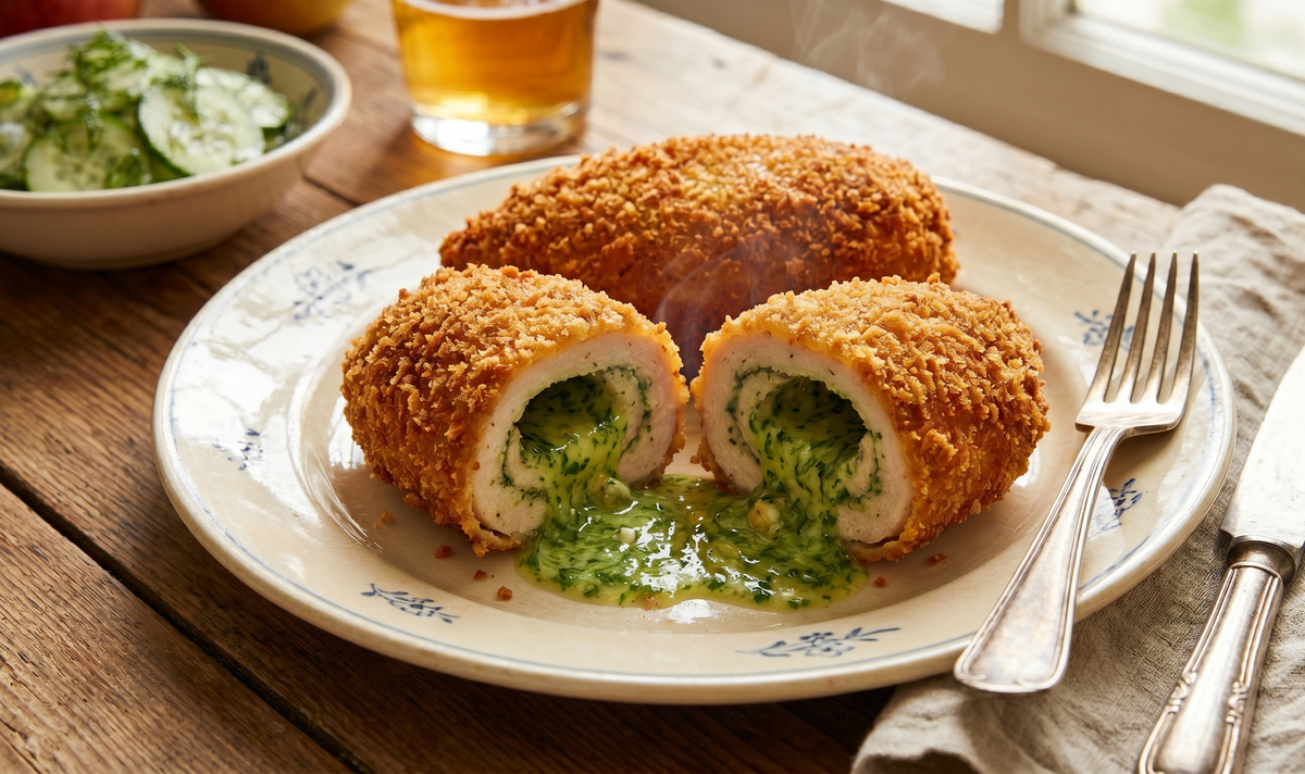 Kotlet De Volaille (Polish Stuffed Chicken Breast) - Cook & Keeper