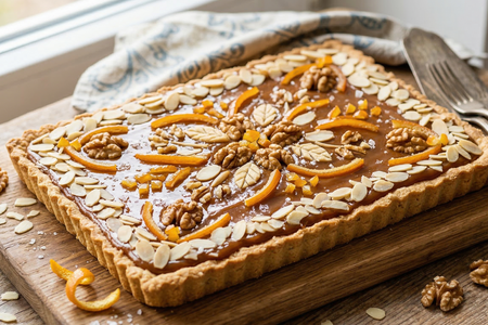 Mazurek Kajmakowy (Traditional Polish Easter Tart)