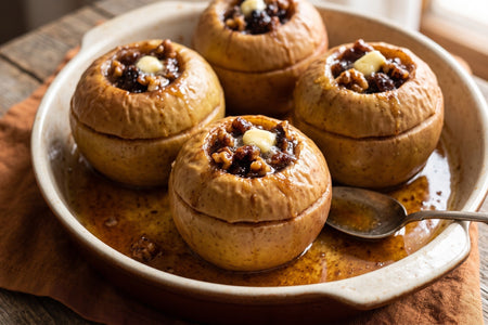 Pieczone Jabłka z Orzechami i Miodem (Baked Apples with Walnuts and Honey)