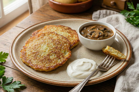 Placki Ziemniaczane (Polish Potato Pancakes)