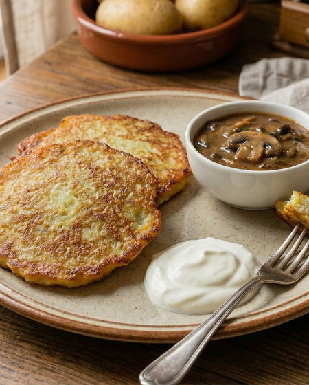 Placki Ziemniaczane (Polish Potato Pancakes)