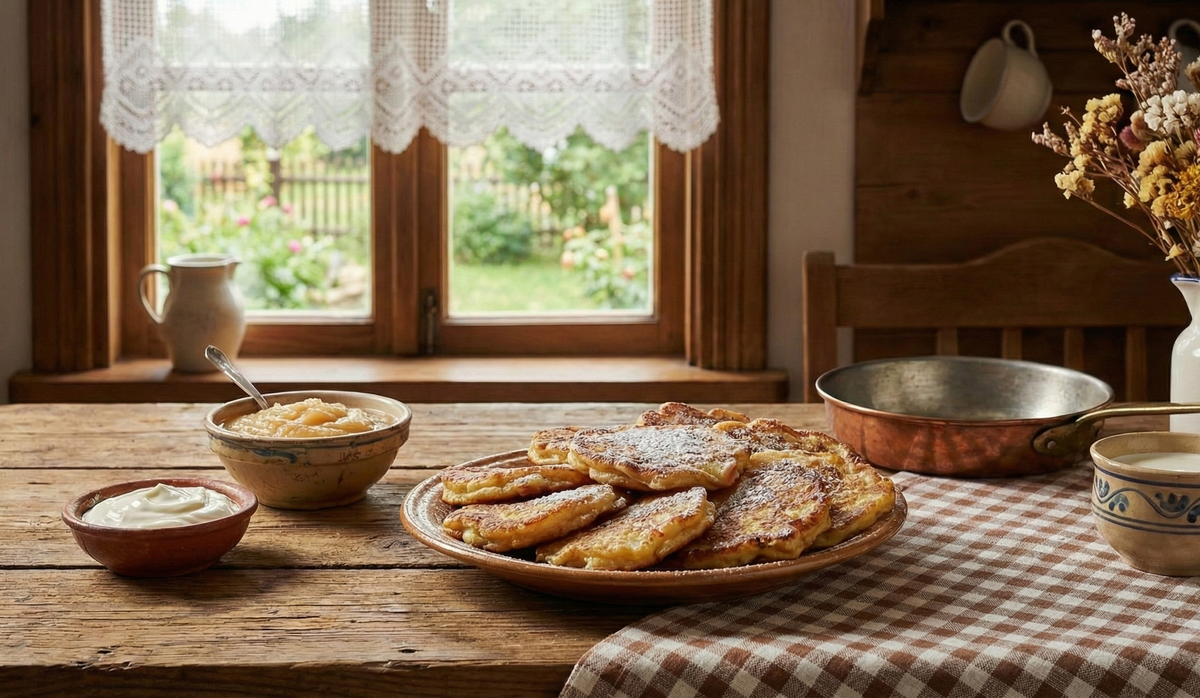 Racuchy z Jabłkami (Yeast Apple Fritters) - Cook & Keeper