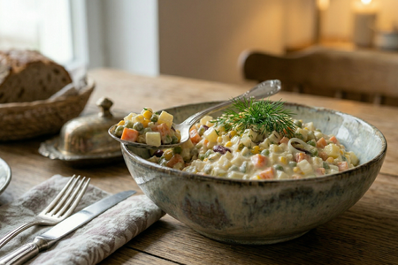 Sałatka Jarzynowa (Signature Polish Root Vegetable Salad)