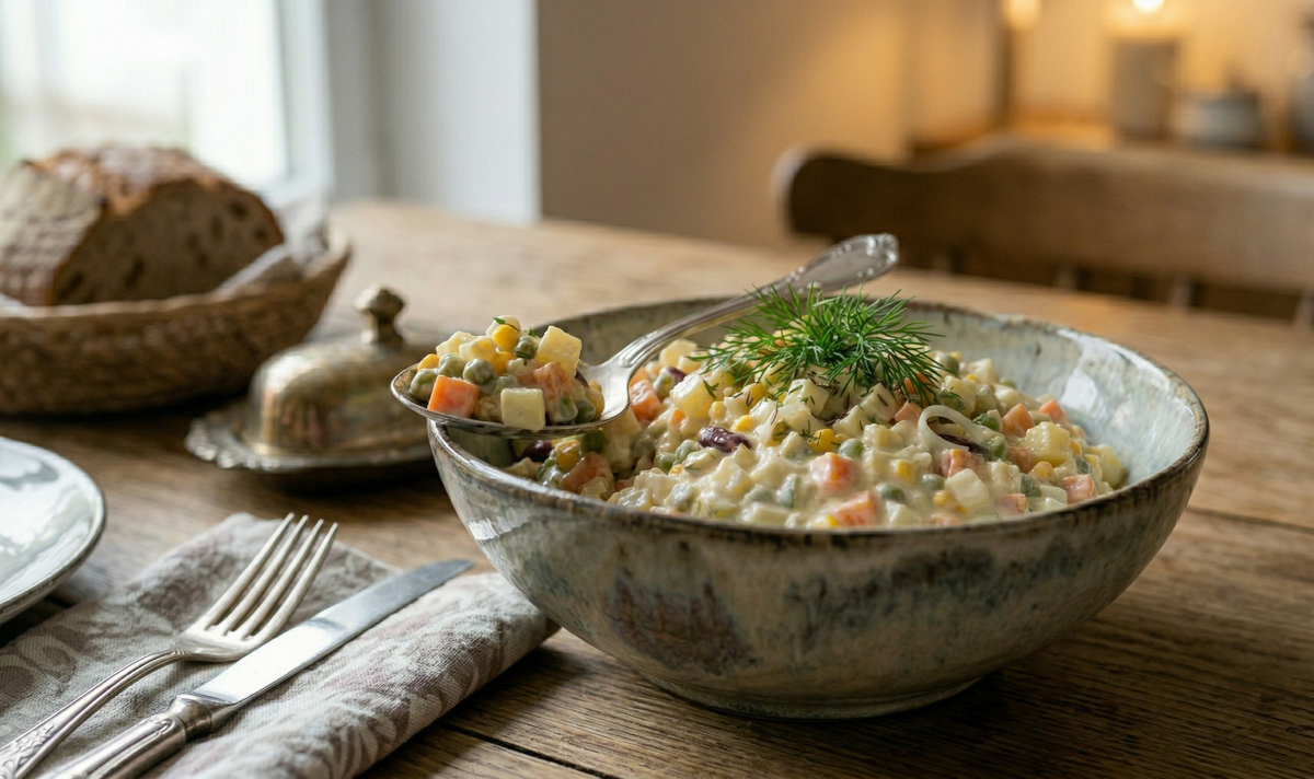 Sałatka Jarzynowa (Signature Polish Root Vegetable Salad) - Cook & Keeper