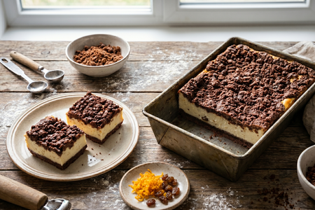 Sernik Królewski (Royal Polish Chocolate & Curd Cheesecake)