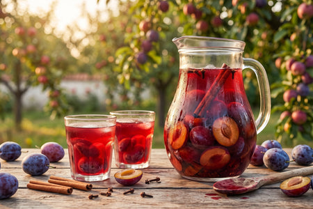 Świeży Kompot ze Śliwek (Fresh Plum Compote)