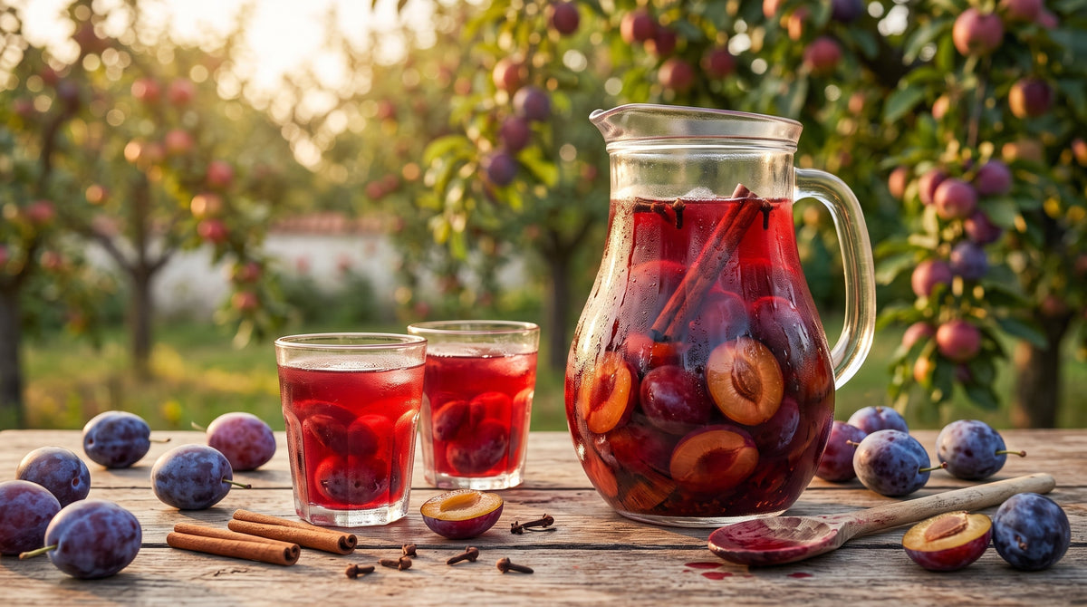 Świeży Kompot ze Śliwek (Fresh Plum Compote)