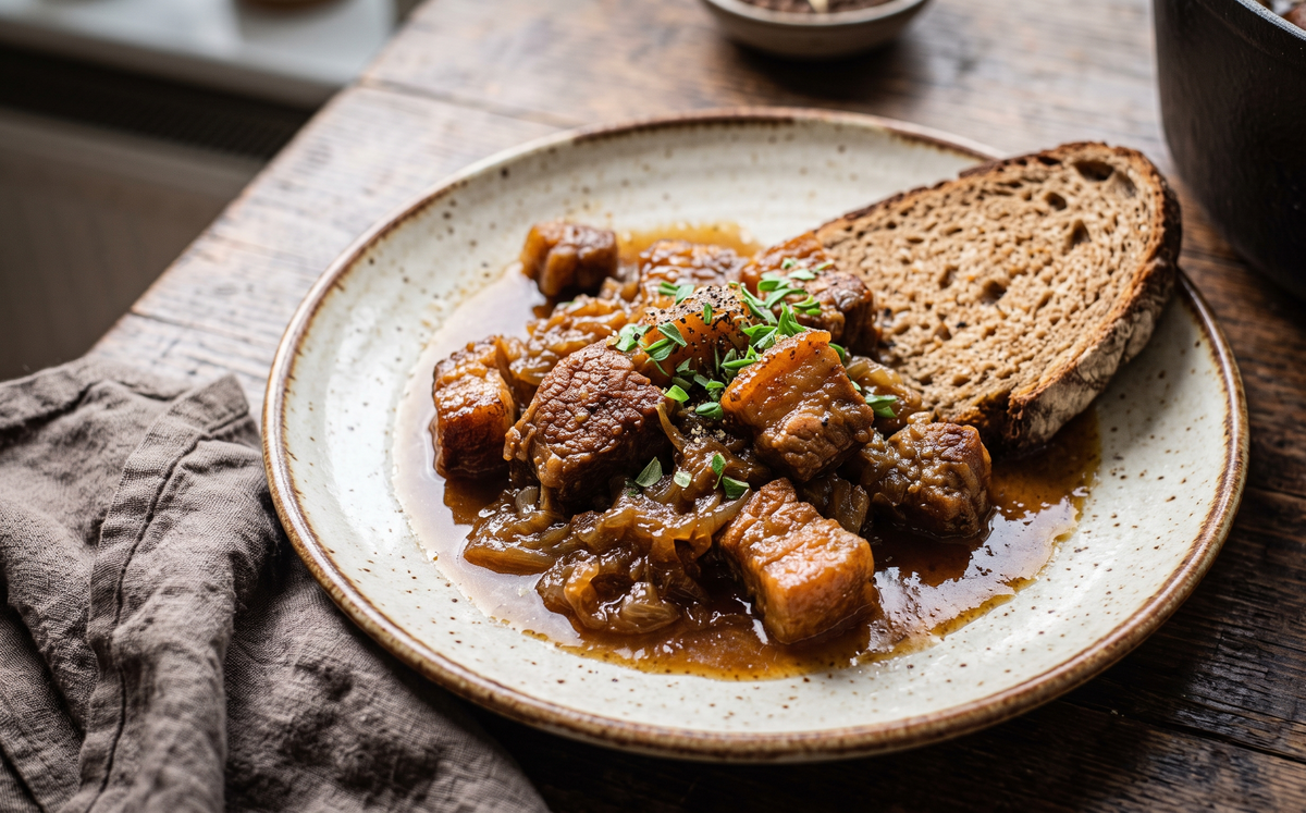 Świeżynka (Pomeranian Fresh Pork & Onion Stew) - Cook & Keeper