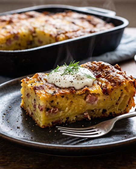 Szandar Kociewski (Traditional Polish Savoury Potato Cake)
