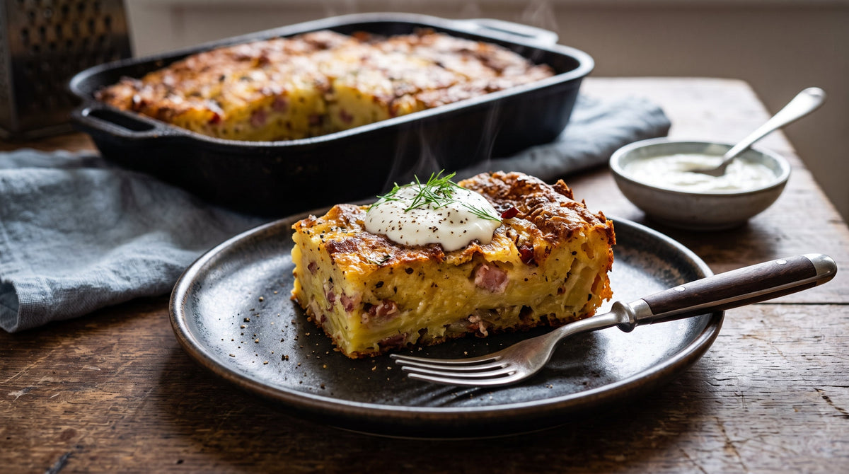 Szandar Kociewski (Traditional Polish Savoury Potato Cake)