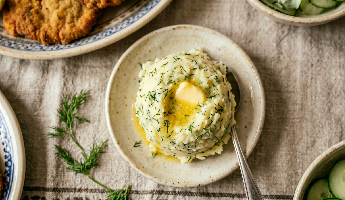 Tłuczone Ziemniaki z Koperkiem i Masłem (Traditional Polish Dill Mashed Potatoes) - Cook & Keeper