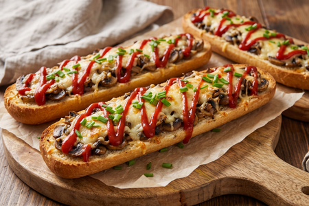 Zapiekanki (Traditional Polish Street Food Baguettes)