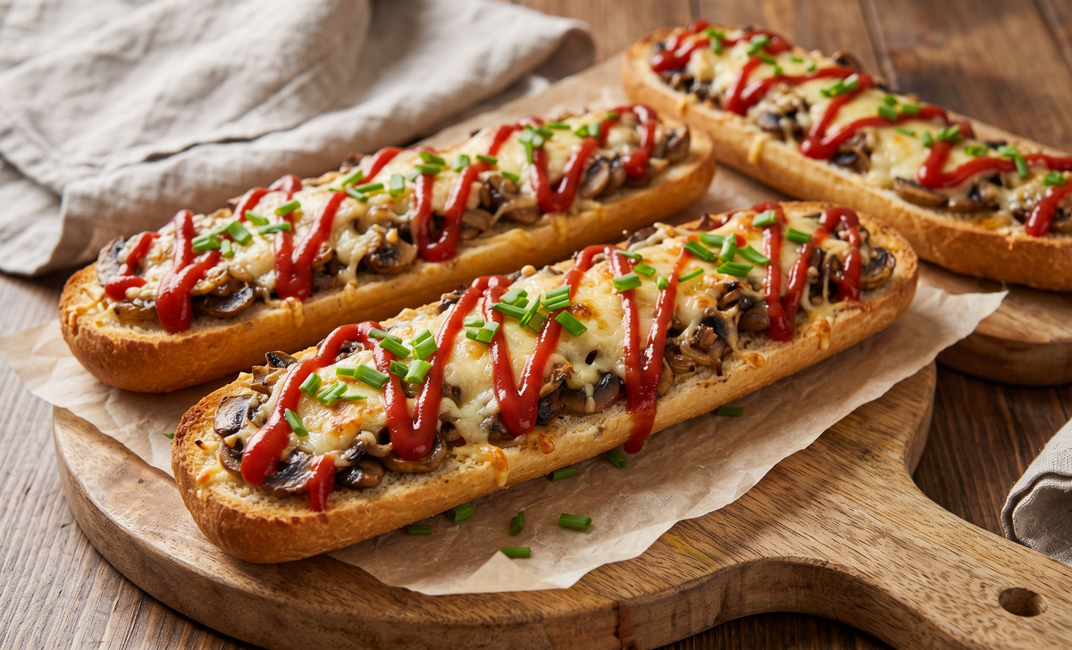 Zapiekanki (Traditional Polish Street Food Baguettes)