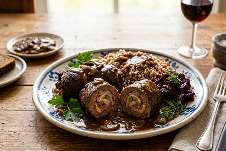 Zrazy Zawijane (Traditional Polish Stuffed Beef Roulades)