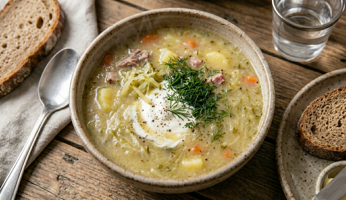 Zupa Ogórkowa (Traditional Polish Dill Pickle Soup) - Cook & Keeper
