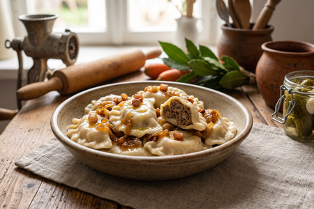 Pierogi z Mięsem (Traditional Polish Meat Dumplings)