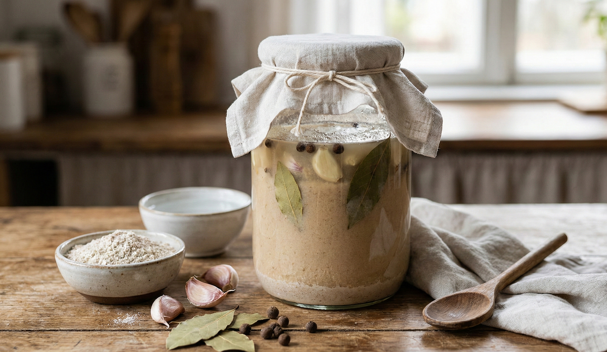 Traditional Rye Starter (Zakwas na Żurek) - Cook & Keeper