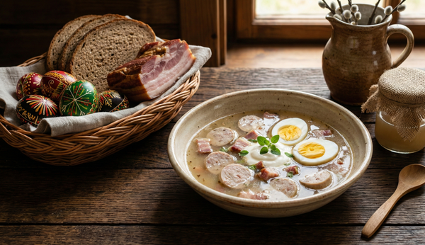 Żurek (Polish Sour Rye Soup)