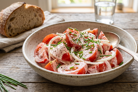Pomidory w Śmietanie (Traditional Polish Tomatoes in Sour Cream)