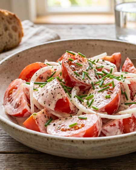 Pomidory w Śmietanie (Traditional Polish Tomatoes in Sour Cream)