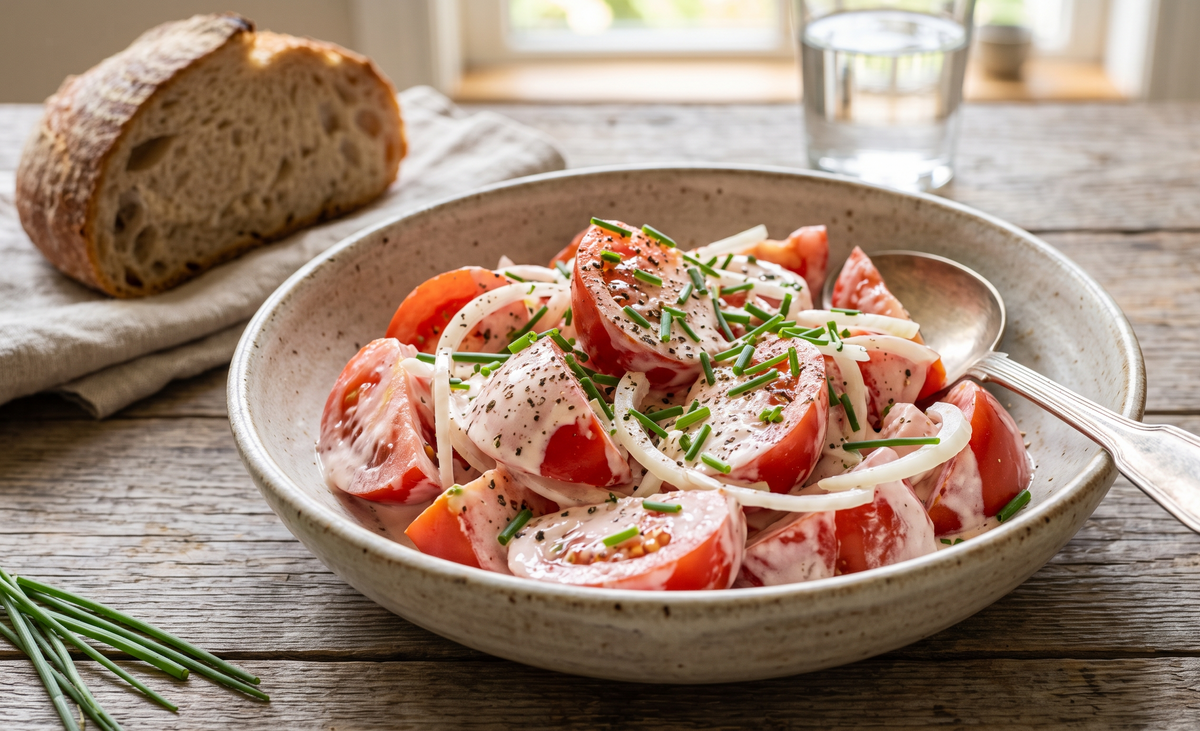 Pomidory w Śmietanie (Traditional Polish Tomatoes in Sour Cream)