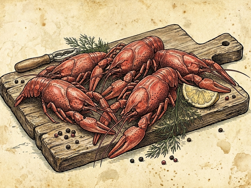 Crayfish (cooked)