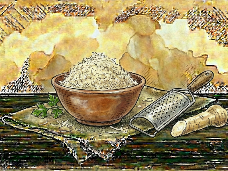 Grated horseradish