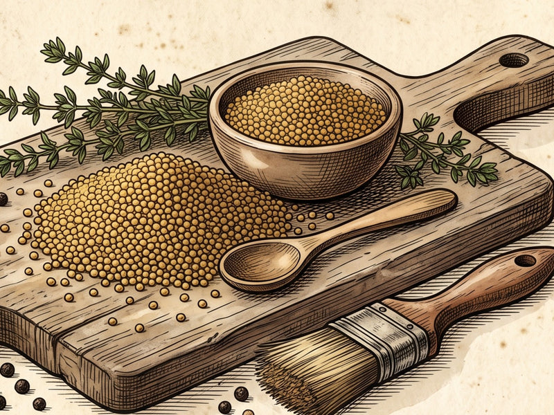 Yellow Mustard Seeds