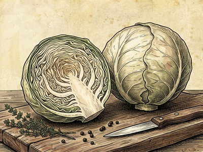 Young White Cabbage